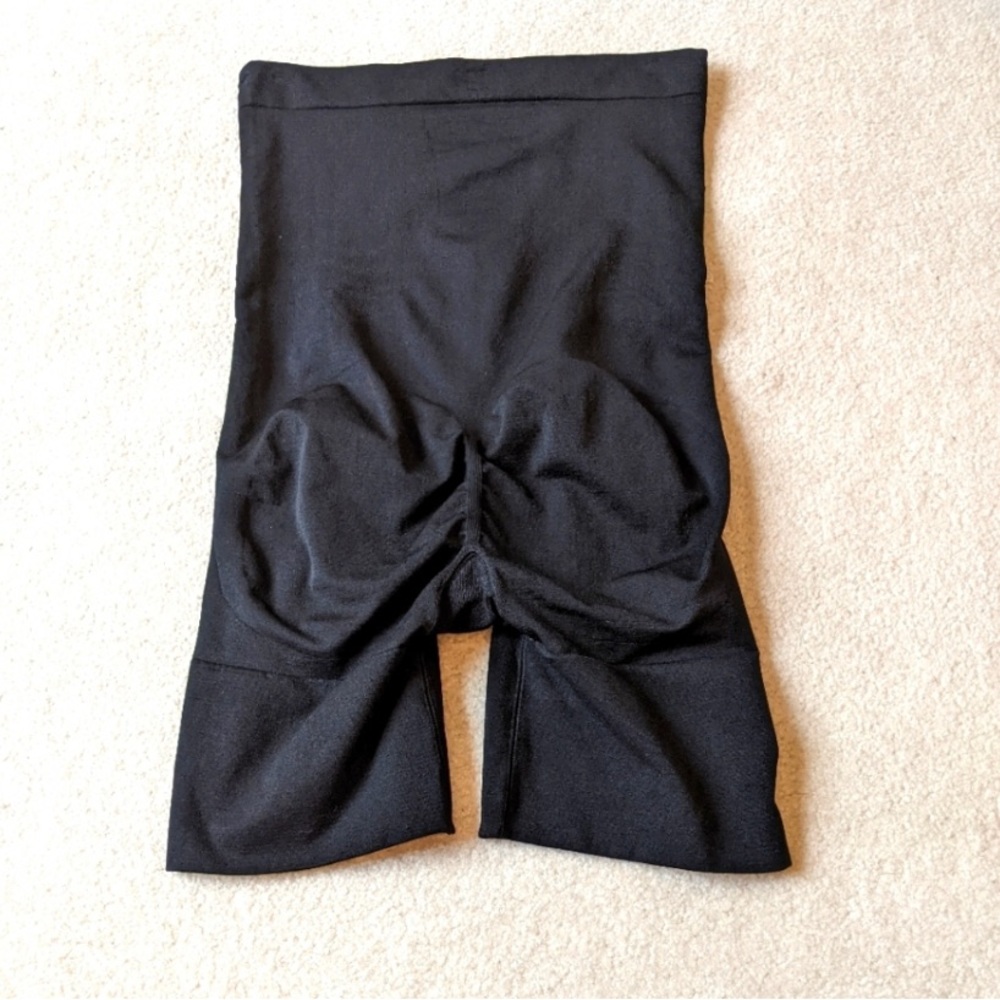 Spanx shapewear black high waist shorts size XL